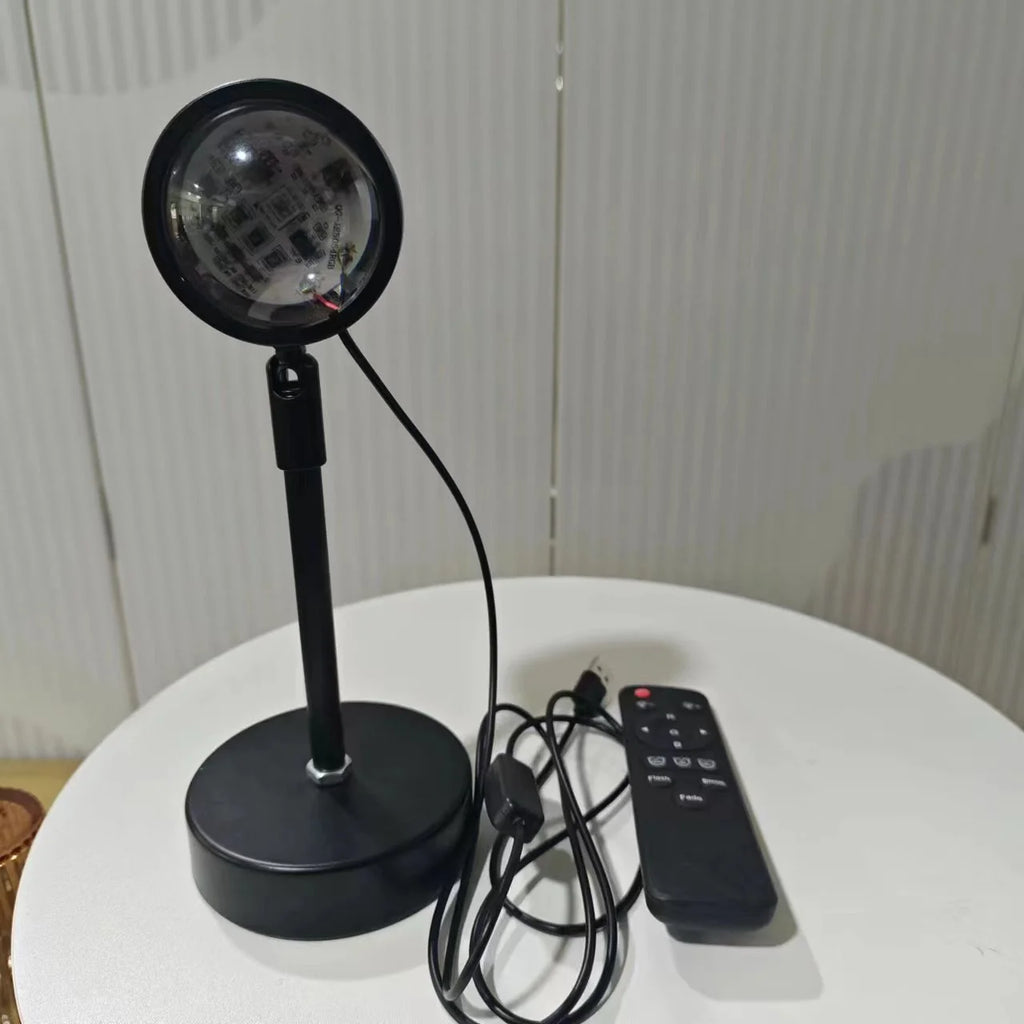 LED Sunset Lamp Colorful Room Projector