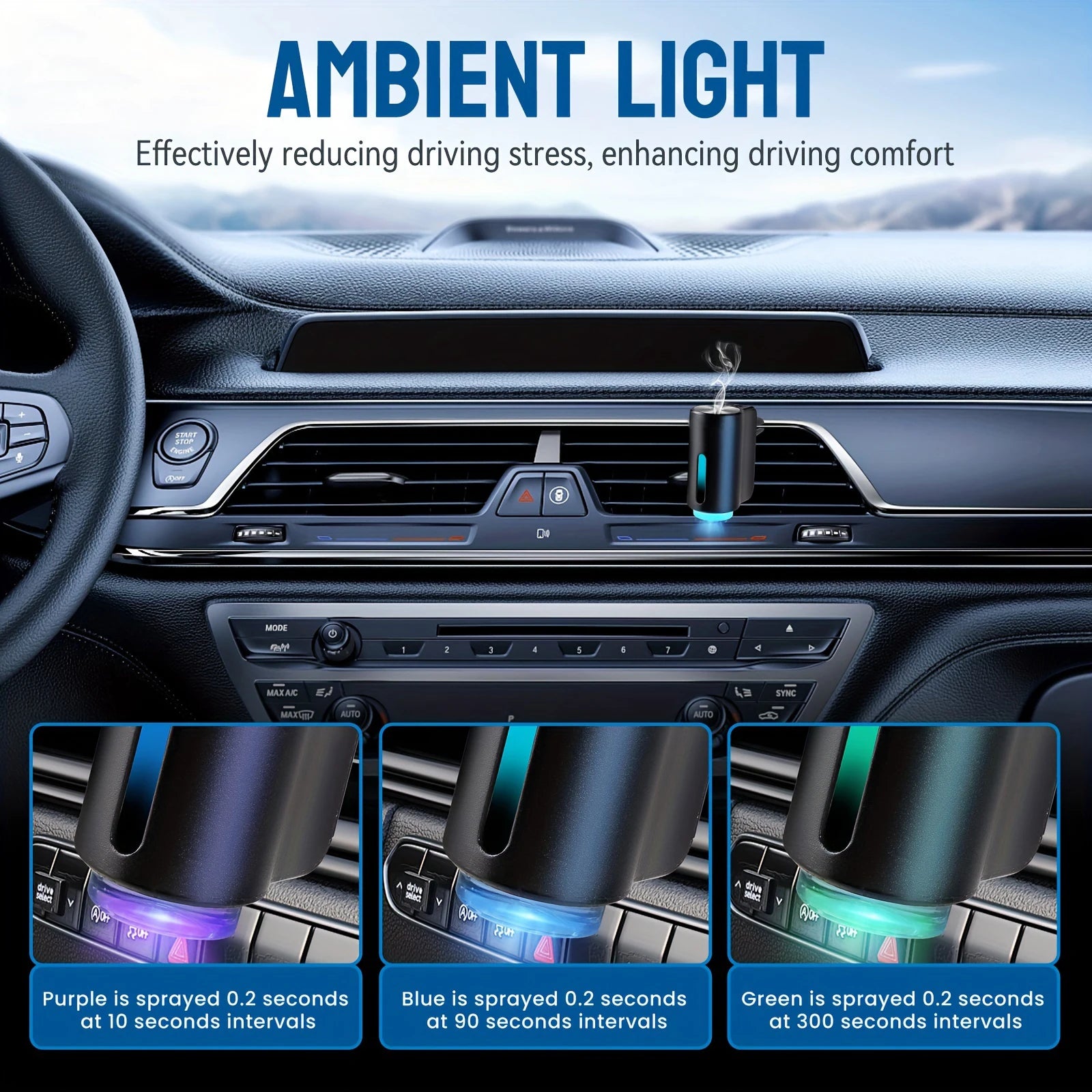 Car Vent Aroma Essential Oil Diffuser